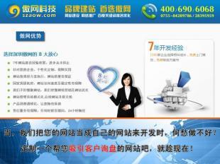 橫崗傲網科技 10年建站經驗，打造品牌網站，助力企業騰飛
